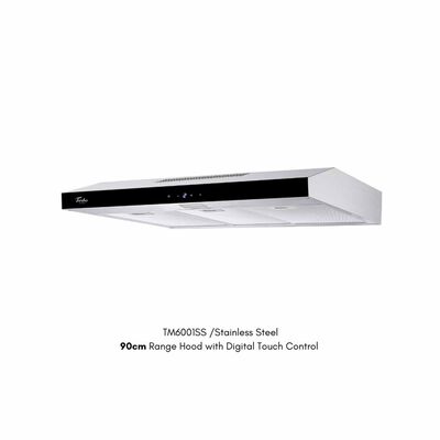TURBO 90cm Cooker Hood With Touch Button (excl. Install) TM6001-SS