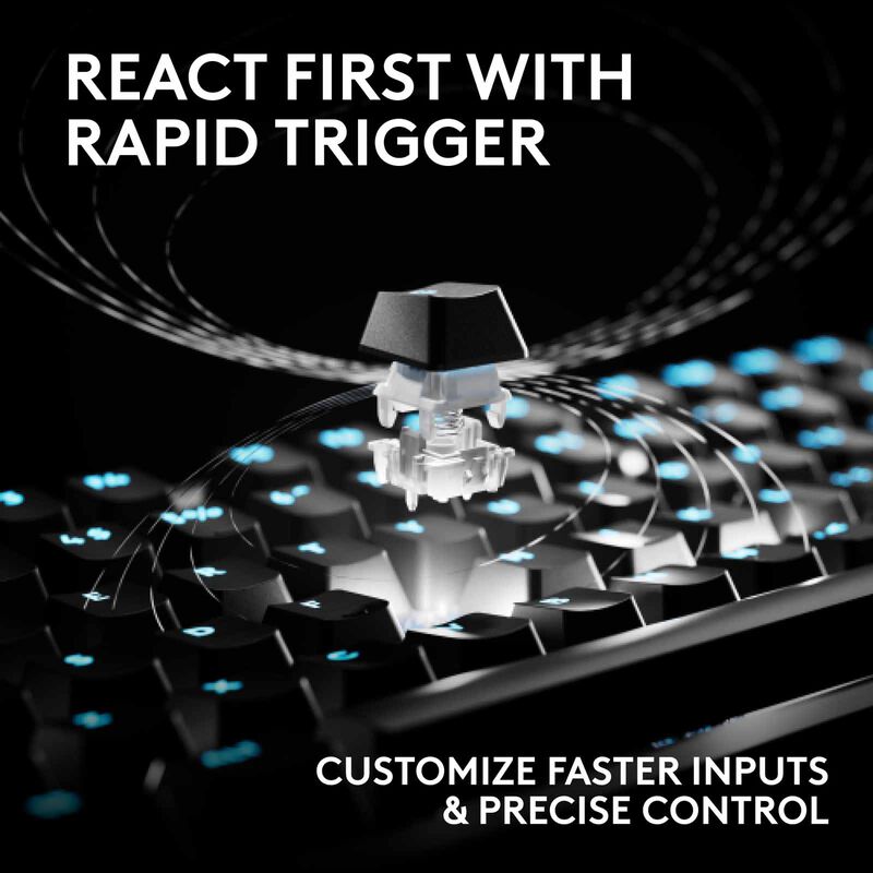 LOGITECH G Pro X2 Rapid Keyboard Analog Swt Black 920-014089-image 6