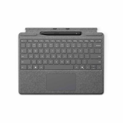 MICROSOFT Surface Pro Signature Type Cover W Slim Pen Copilot Platinum 8X6-00228