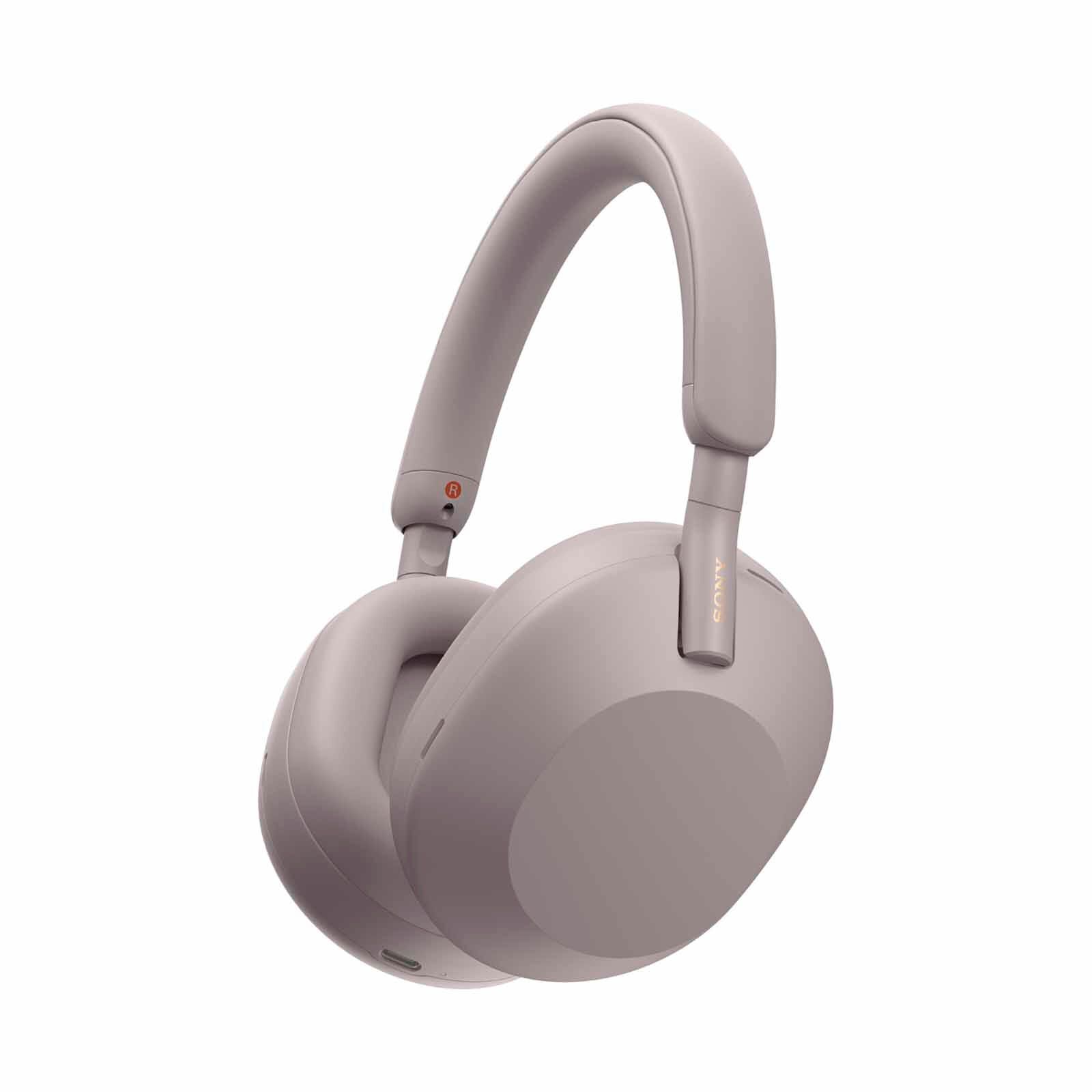 Shop SONY Wireless Noise Cancellation Headphones (smoky Pink) WH