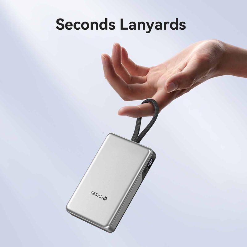 MAZER Powercharge Link 10000mah Pd35w With Built-in C-cable Powerbank - Blackgrey M-PC35L10V3-BG-image 5