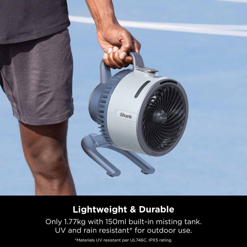 SHARK Flexbreeze Hydrogo Portable Misting Fan (blue) FA050SMBL-image 3