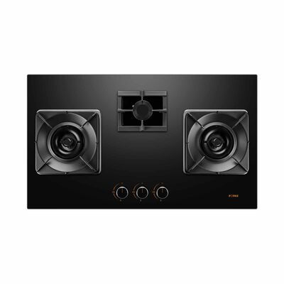 FOTILE 3 Burner Gas Hob - Black (pub) (exclude Installation) GHG88329-I
