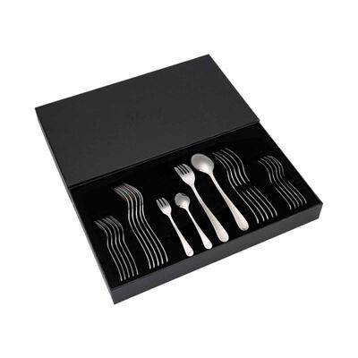 LA GOURMET 24pc Cutlery Set, London, Stainless Steel LGKC396099