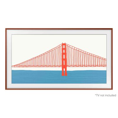 SAMSUNG 55in Brick Red Bezel For Qa55ls03aakxxs VG-SCFA55TRCRU (BRICK RED)