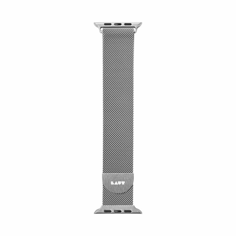 LAUT Apple Watch Band Steel Loop For (38/40/41mm) - Silver (bands Only) LAUT_AWS_ST_SL-image 1