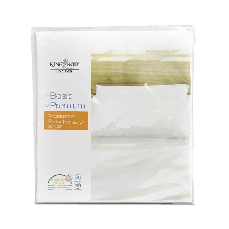 KINGKOIL Basic Waterproof Pillow Pad (buglock) BASIC WATERPROOF PILLOW PAD(BUGLOCK)-image null