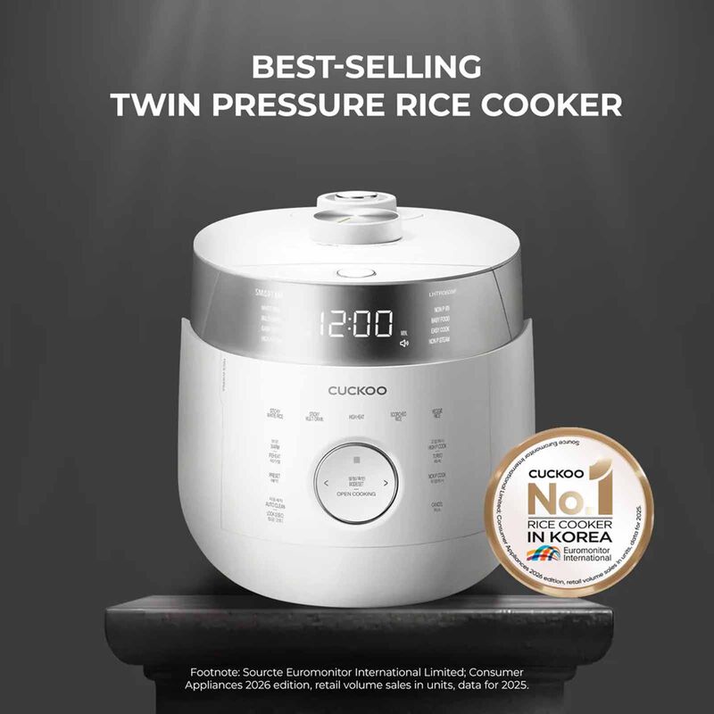 CUCKOO Lhtr06 Ih Twin Pressure Multicooker (10 Cups) CRP-LHTR1009F-image 6