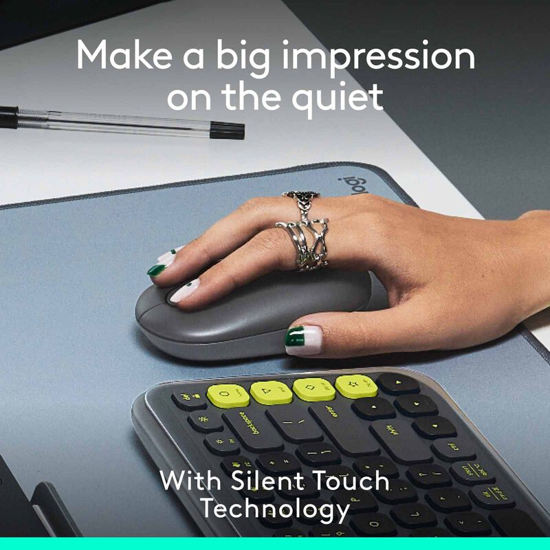 LOGITECH Pop Mouse With Emoji - Graphite 910-007401-image 11