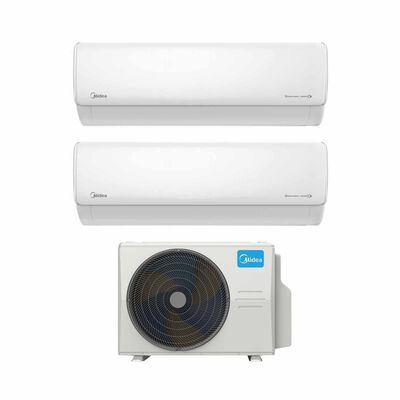 MIDEA Midea Mce 21k Condenser System 2 (9000btu X 1, 12000btu X 1) MCE-2M21E + MCEID-09PRO /MCEID-12PRO