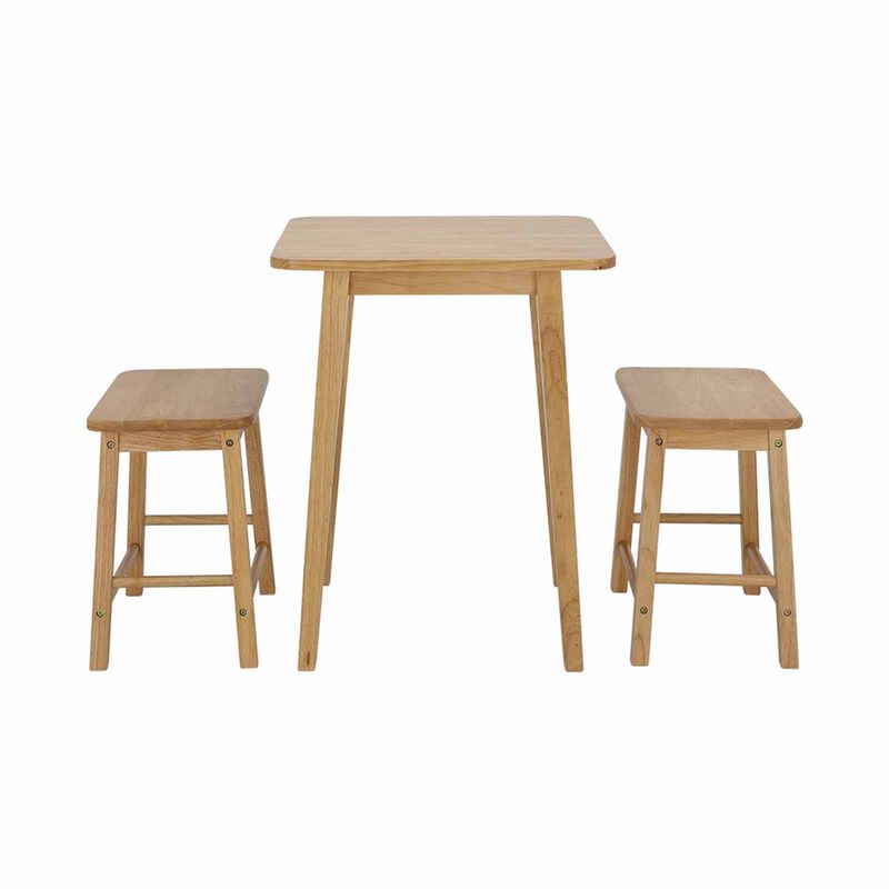 INDEX 3 Piece Dining Set (square) MORRIS-image 2