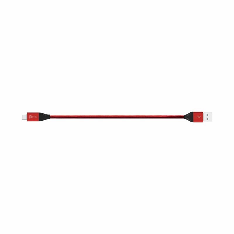 J5CREATE Usb Type-c To Usb 2.0 Cable (red) JUCX12RL-image 4