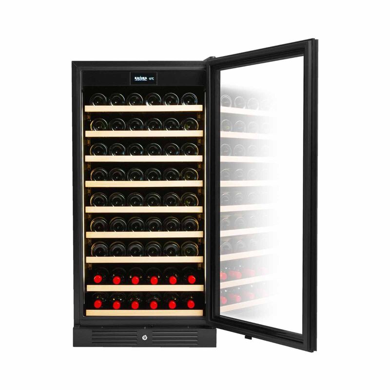KADEKA Wine Chiller - Matt Black (96 Bottles) (reversible Door) KSP96TL-image 3