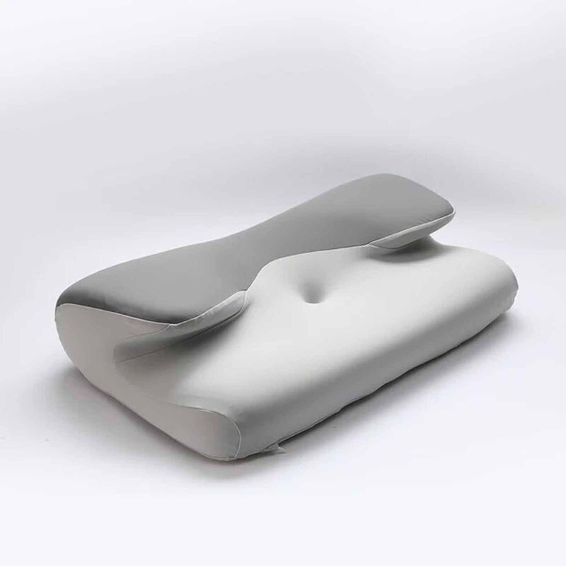 BELLAMI PL Neck Nova Memory Foam Pillow With Cover - Light Grey + Dark Grey NECK NOVA-image 3