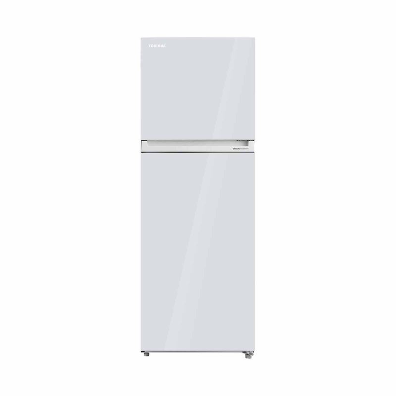 TOSHIBA 2 Door Fridge Tmf White Glass (411l) GR-RT559WE-PMX(21S)-image 1