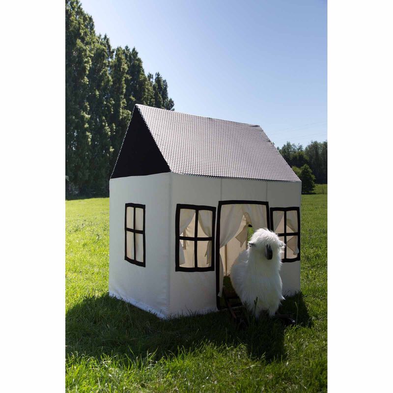 CHILDHOME Black White - 125x95x145cm (online) LARGE PLAYHOUSE-image 5