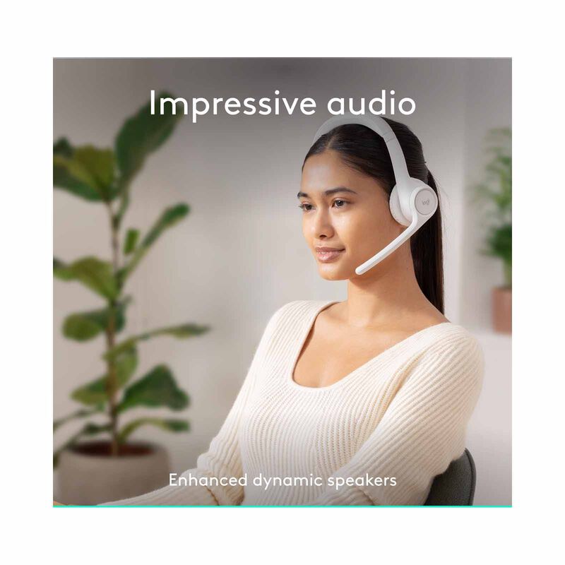 LOGITECH Zone 300 Wireless Bluetooth Headset Off-white 1y 981-001418-image 5