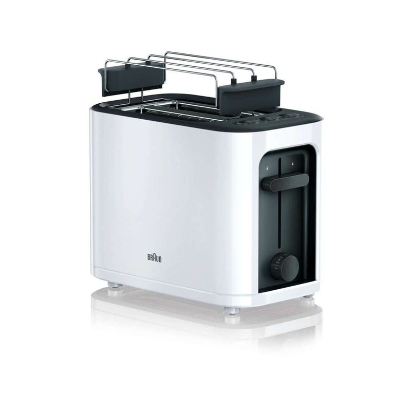 BRAUN Purease Toaster (1000w) White HT3010WH-image 2