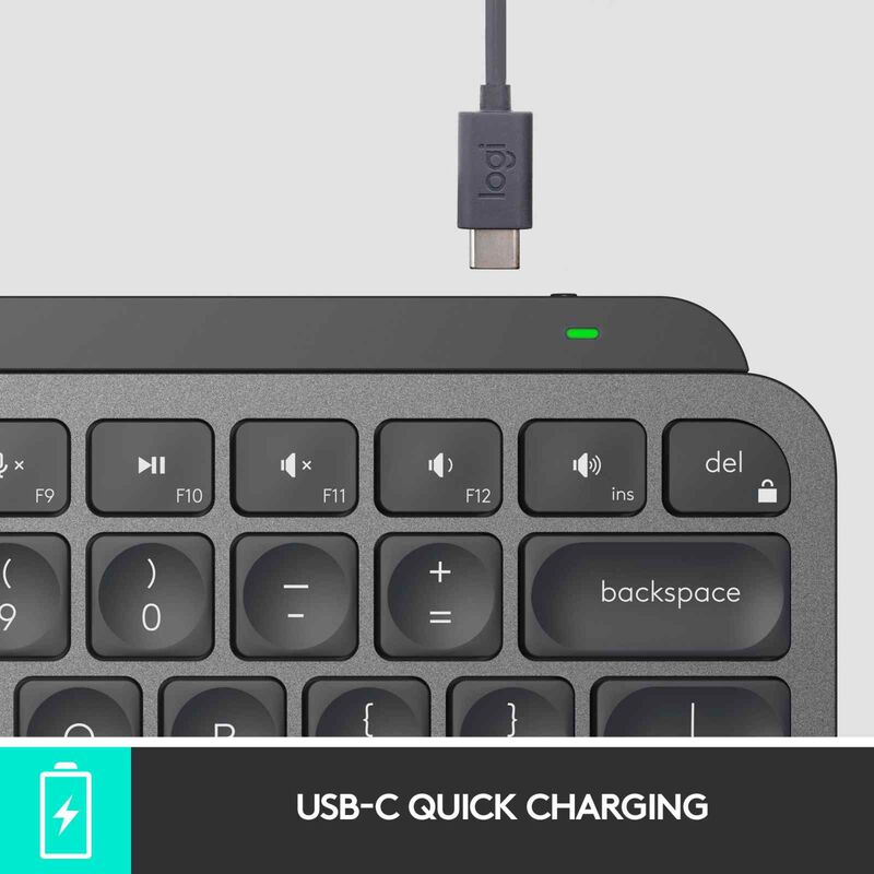 LOGITECH Logi Mx Keys Mini Illuminated Keyboard Graphite 1y 920-010505-image 8