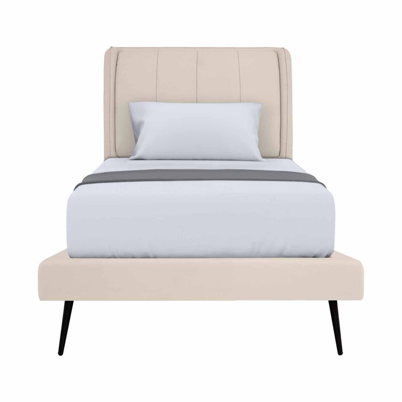MAXCOIL Single Size Bed Frame CALLUM MEMORY FOAM HEADBOARD WITH DIVAN INCHES /8-image 1