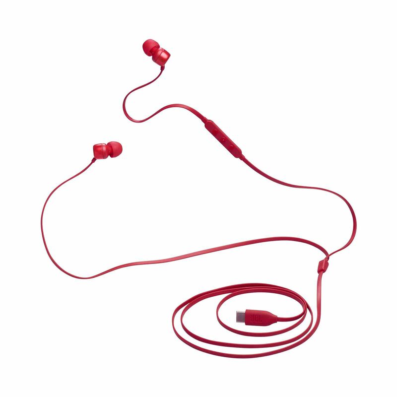 JBL Usb C In-ear Wired Headphone JBL TUNE310C RED-image 4
