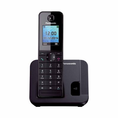 PANASONIC Single Dect Phone Handfree Speaker Phone (black) KX-TGH210CXB