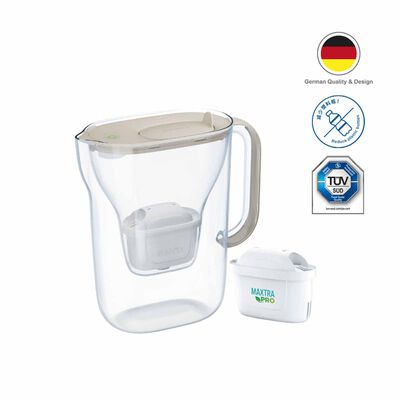BRITA Water Filter Jug (2.4l) - Sand STYLE ESSENTIAL - SAND