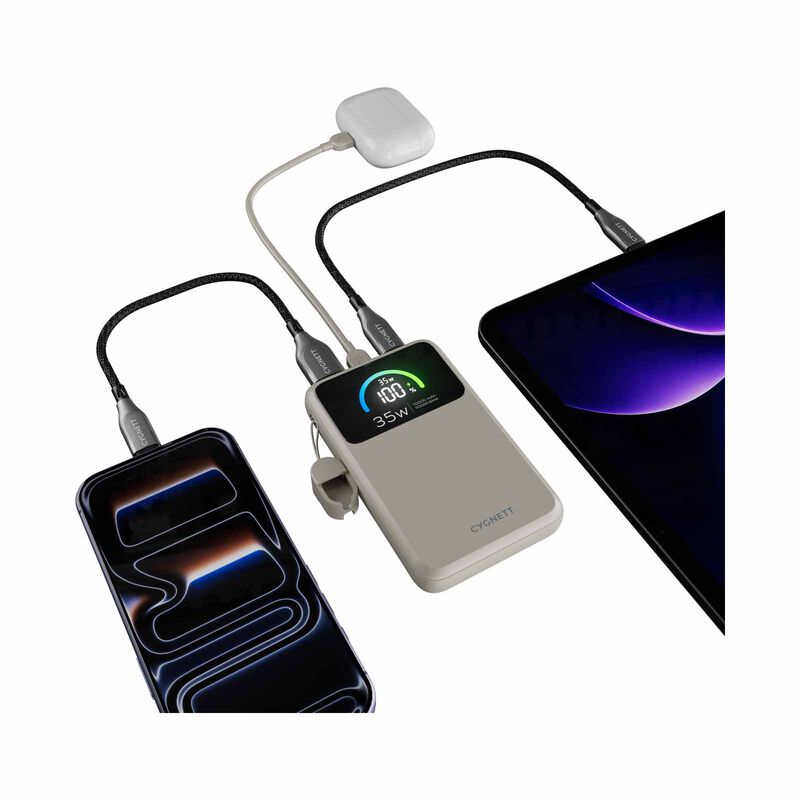 CYGNETT Chargepro 2 10k 35w (ccc+qr) Powerbank - White CY6079PBCHE-image 5