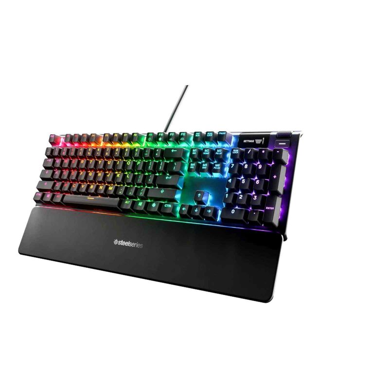 STEELSERIE Us Gaming Keyboard Hybrid Blue Switch APEX 5 RGB-image 2