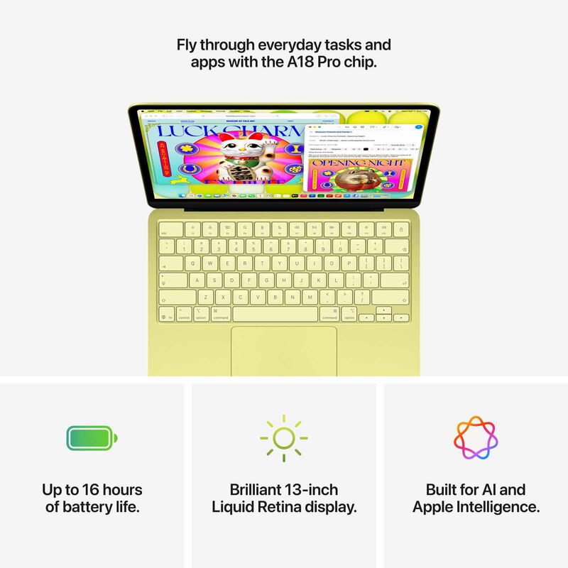 APPLE 13-inch Macbook Neo: A18 Pro Chip With 6-core Cpu And 5-core Gpu, 8gb, 256gb Ssd - Silver MHFA4ZP/A-image 8