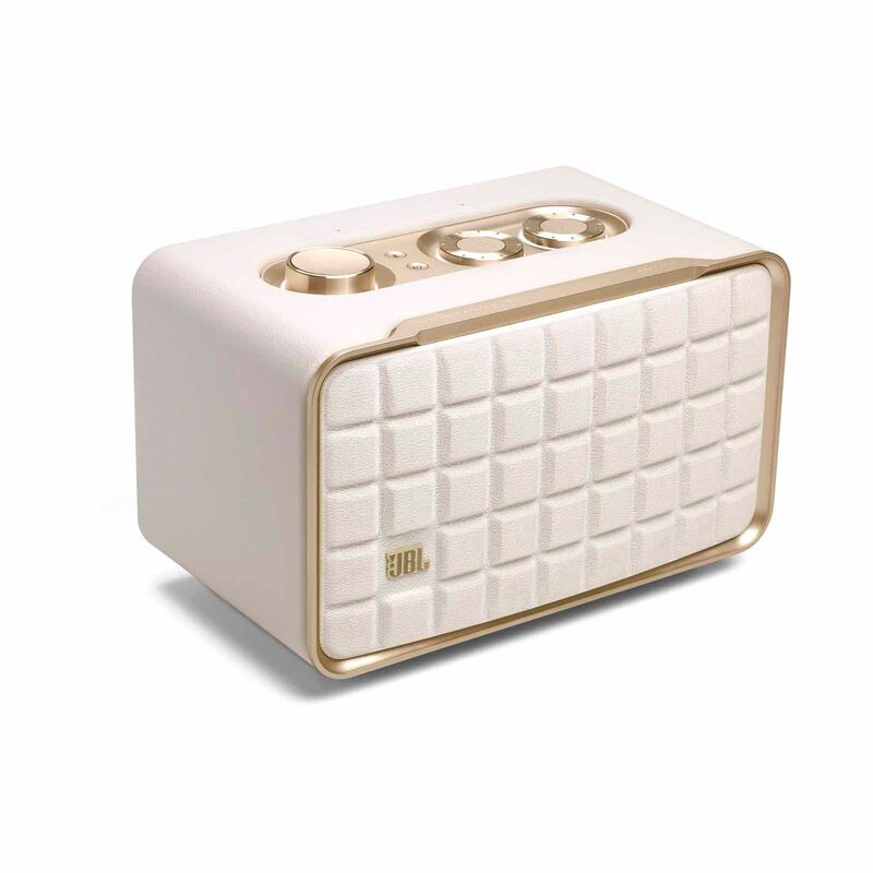 JBL Smart Home Speaker With Wi-fi, Bluetooth And Voice Assistants With Retro Design AUTHENTICS 200 WHITE-image 2