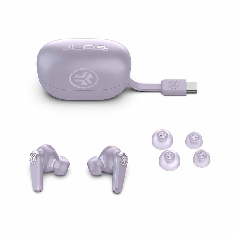 JLAB Go Pods Anc True Wireless Earbuds - Lilac EBGOPODSRLLC124-image 2