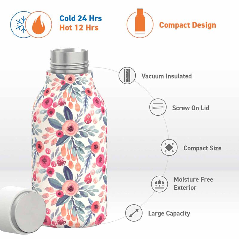 ASOBU Urban Water Bottle Floral 460ml ASBV24FL-image 4