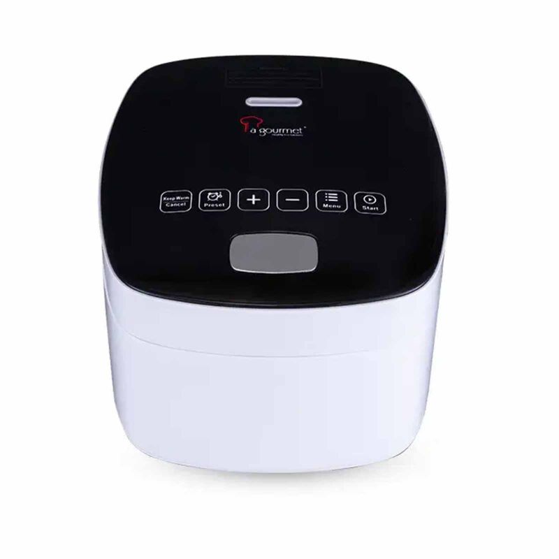 LA GOURMET Healthy Rice Cooker (1.2l) - White LGLRC418104-image 1