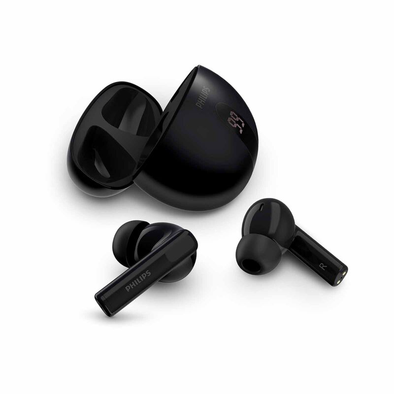 PHILIPS In-ear True Wireless Headphones With Anc - Black TAT3559BK/97-image 1