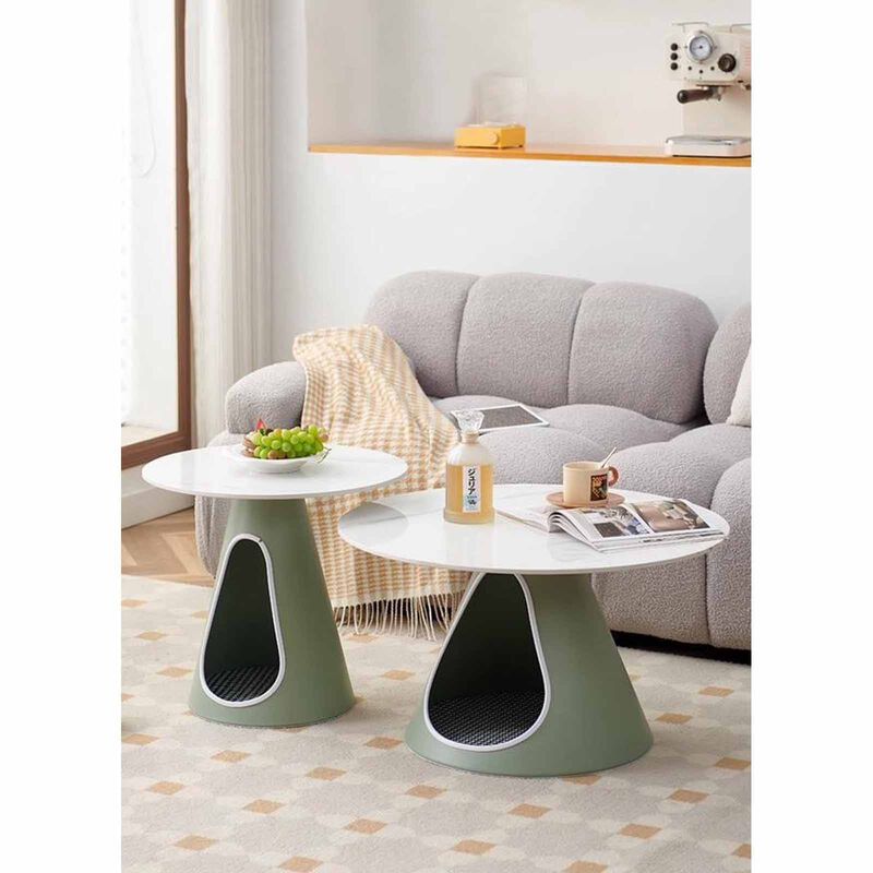 MUZE Nest Of Tables (green) HAVEN-image 2
