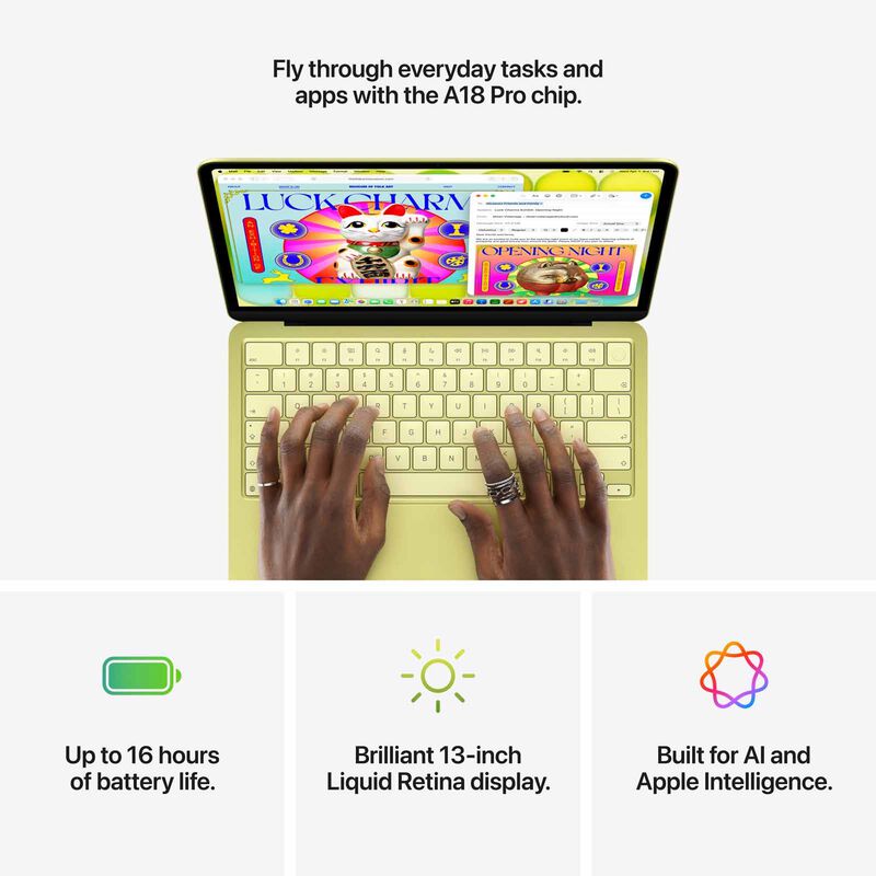 APPLE 13-inch Macbook Neo: A18 Pro Chip With 6-core Cpu And 5-core Gpu, 8gb, 512gb Ssd, Touch Id - Silver MHFC4ZP/A-image 5