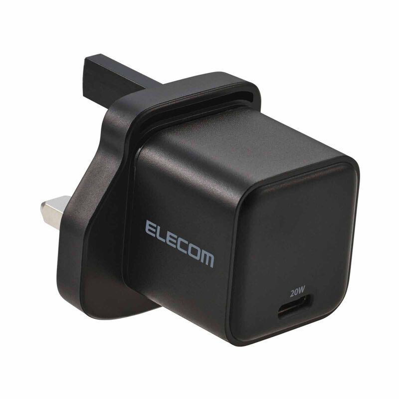 ELECOM 20w Pd Wall Charger C-1port MPA-ACAS05BFBK-image 1