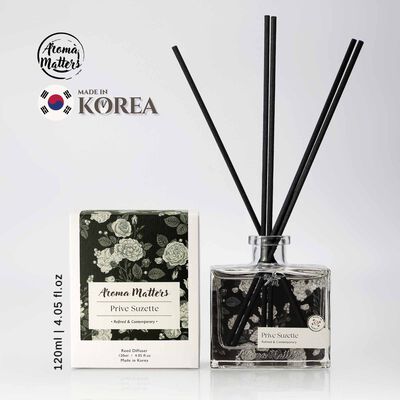 AROMA MATT Prive Suzette Reed Diffuser 4.05 Fl.oz (120ml) BOTTLE120-PRIVE SUZETTE