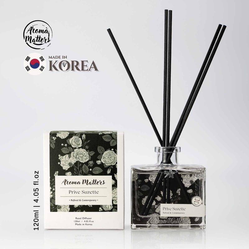 AROMA MATT Prive Suzette Reed Diffuser 4.05 Fl.oz (120ml) BOTTLE120-PRIVE SUZETTE-image 1
