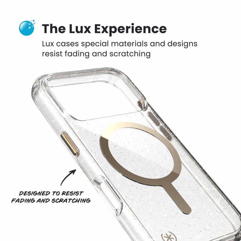 SPECK Ip17 Pro Max P2 Lux Glitter Gold (ms) 150987-9221-image 8