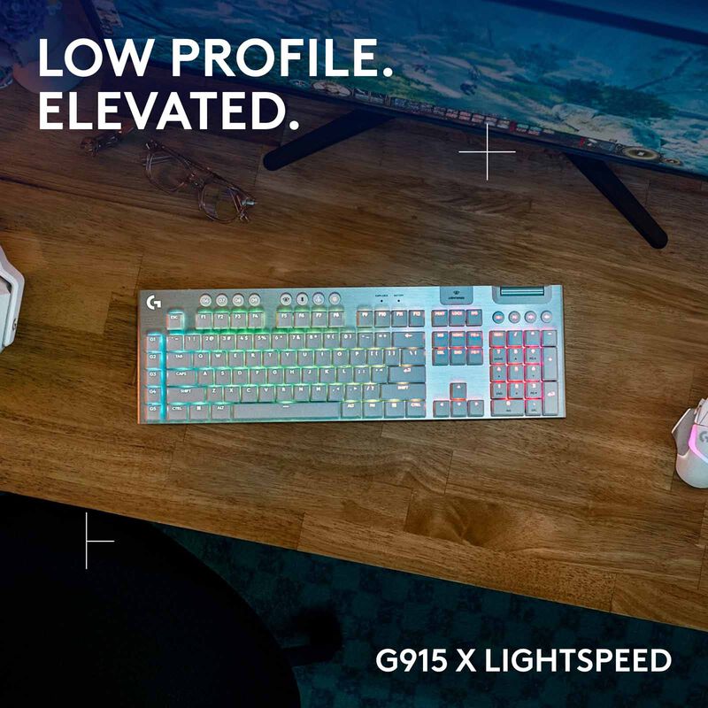 LOGITECH G915 X Lightspeed White Keyboard Gl-tactile 920-012691-image 5