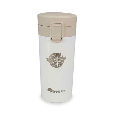 TRAVEL JOY Eco Insulated Mug (380ml) Ivory TJECOMUG-IV
