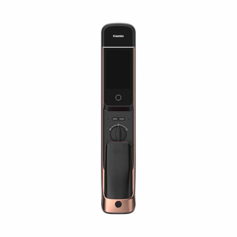 KAADAS Wifi Mortise Door Lock With 3d Face Recognition, Built-in Doorbell & Viewer K20 PRO MAX COPPER-image 5