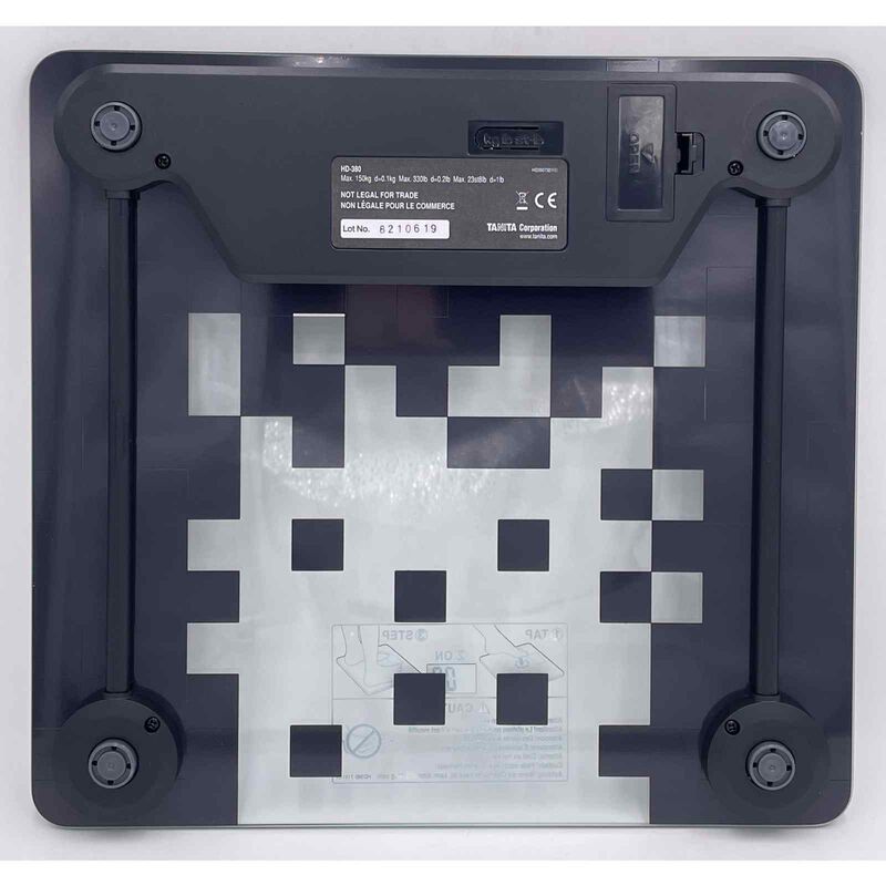 TANITA Digital Bathroom Scale (black) HD380-CBK-image 3