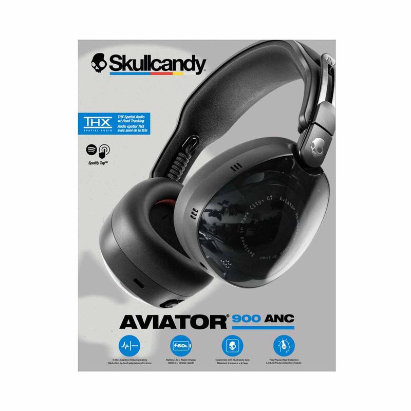 SKULLCANDY Aviator 900 Anc Wireless Over Ear - True Black SK-S6AVW-T740-image 3