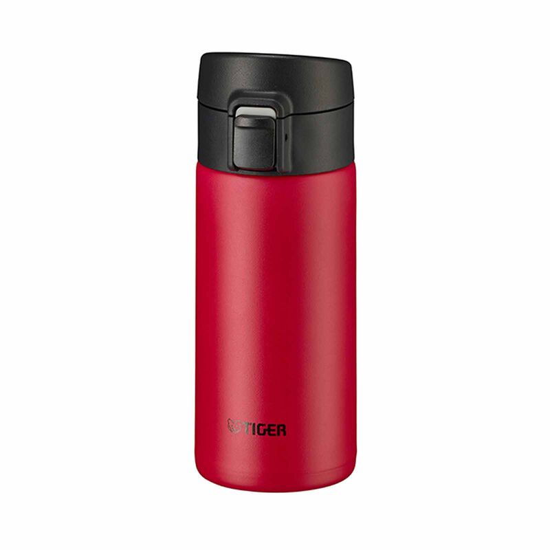TIGER 0.36lt Push Button Lid Stainless Steel Bottle (berry Red) MKA-K036 (RK)-image 1