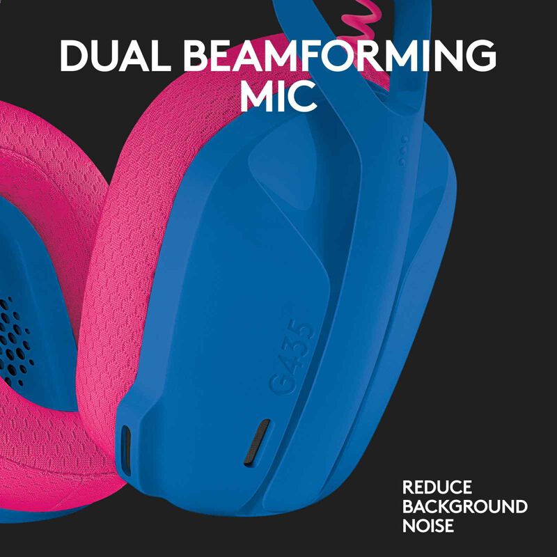 LOGITECH G435 Wireless Gaming Headset Blue 981-001063-image 12