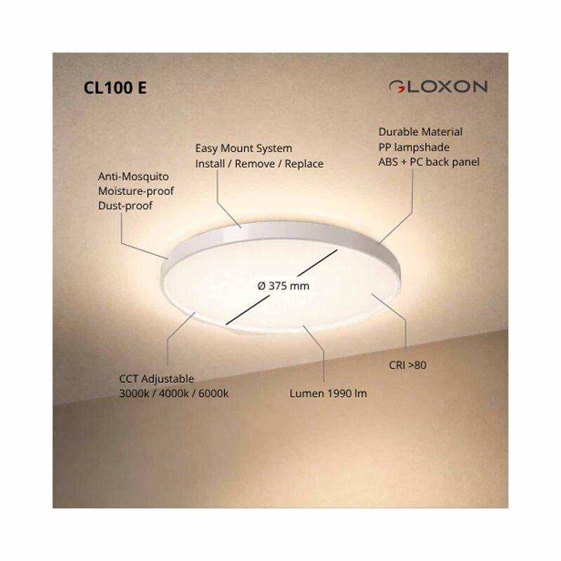 GLOXON Gloxon Led Ceiling Light CL100 E-image 4