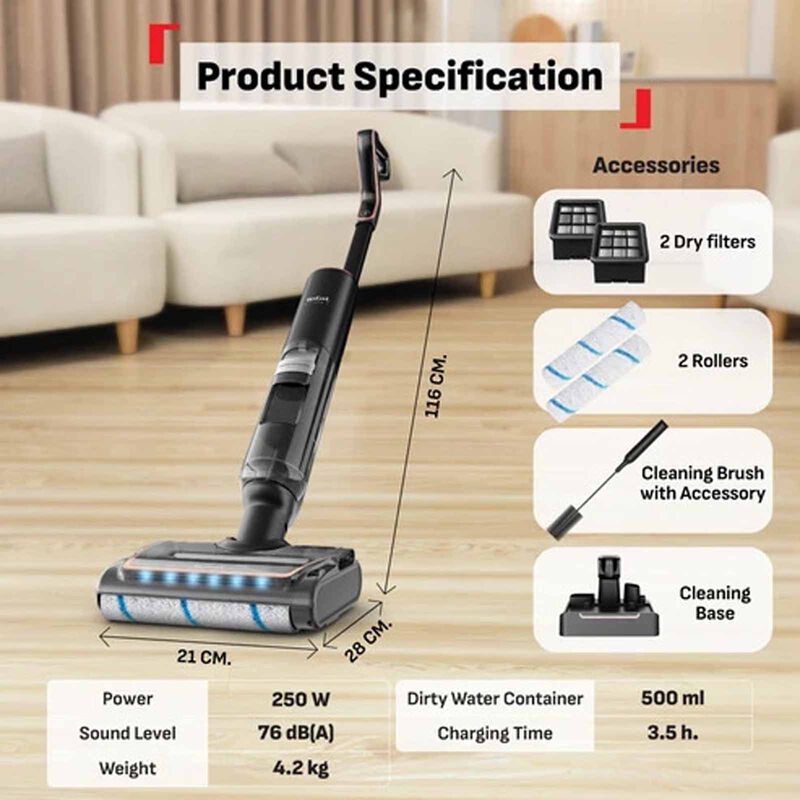 TEFAL X-clean 7 Pro Wet & Dry Handstick Vacuum Cleaner GF5856-image 11